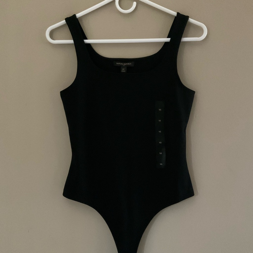 Banana Republic New Never Worn Black Bodysuit